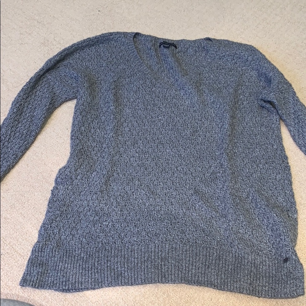 Gray American Eagle sweater